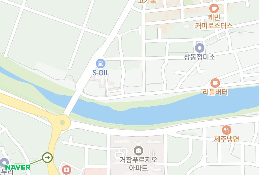 경상남도 거창군 거창읍 상림리 선우하이파크 위치·실거래 시세 지도
