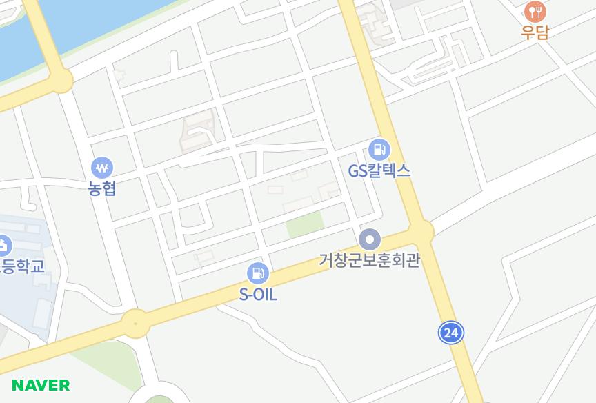 경상남도 거창군 거창읍 대평리 은하빌 위치·실거래 시세 지도