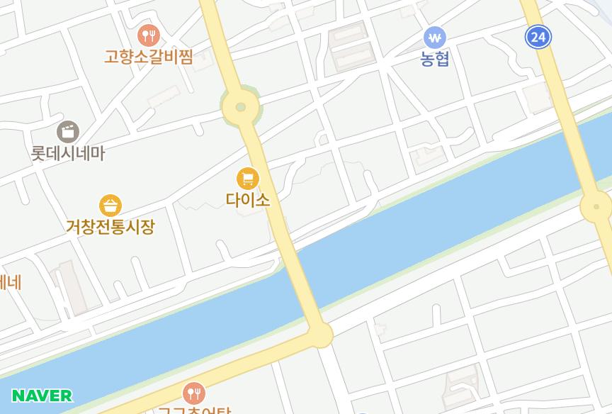 경상남도 거창군 거창읍 대동리 동성리젠시 위치·실거래 시세 지도