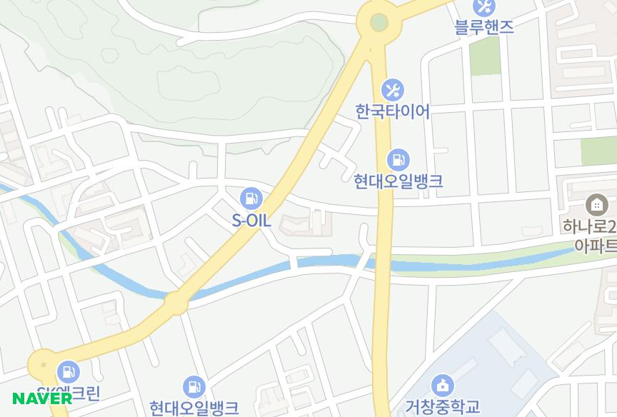 경상남도 거창군 거창읍 대동리 삼성하이츠빌B동 위치·실거래 시세 지도