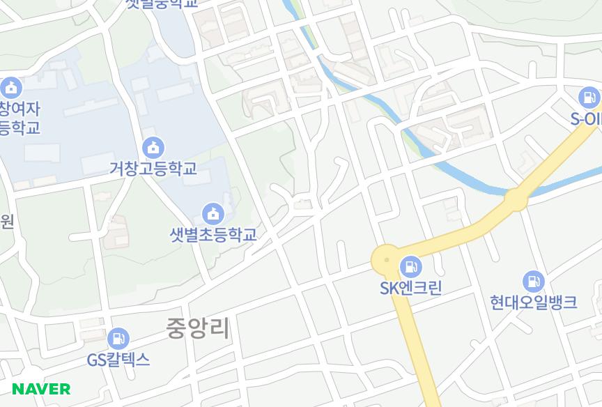 경상남도 거창군 거창읍 중앙리 성창스위트빌 위치·실거래 시세 지도
