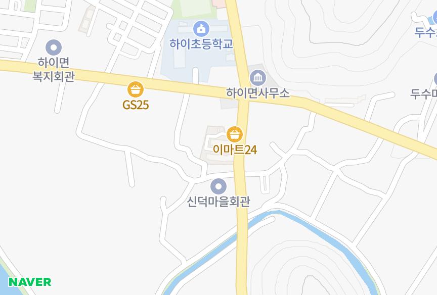 경상남도 고성군 하이면 덕호리 송림 위치·실거래 시세 지도