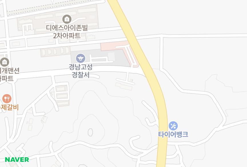 경상남도 고성군 고성읍 동외리 태영 위치·실거래 시세 지도