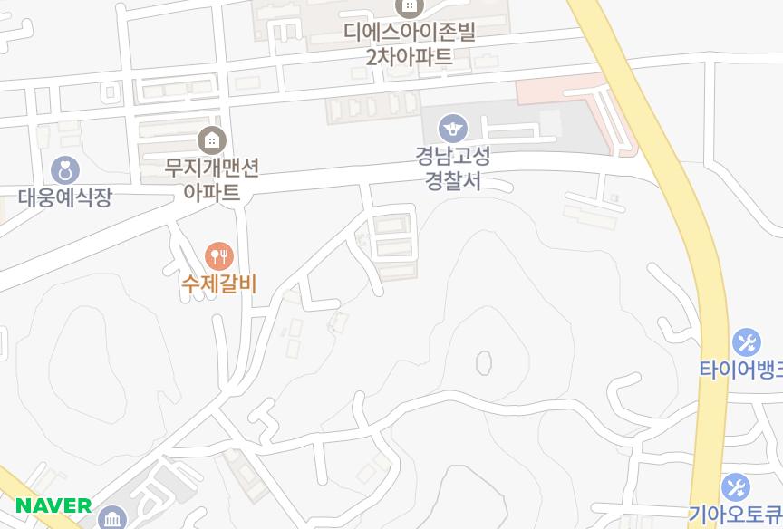 경상남도 고성군 고성읍 동외리 유성 위치·실거래 시세 지도