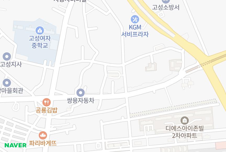 경상남도 고성군 고성읍 송학리 금강드림피아4차 위치·실거래 시세 지도