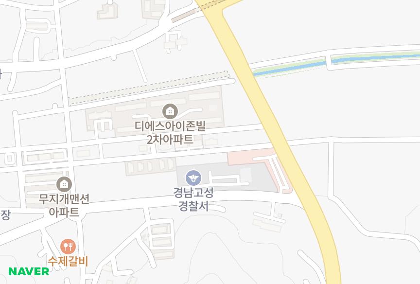경상남도 고성군 고성읍 동외리 고성3차하이캐슬 위치·실거래 시세 지도