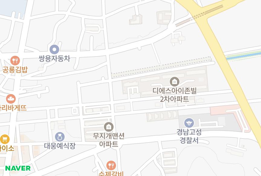 경상남도 고성군 고성읍 동외리 금강드림피아3차 위치·실거래 시세 지도