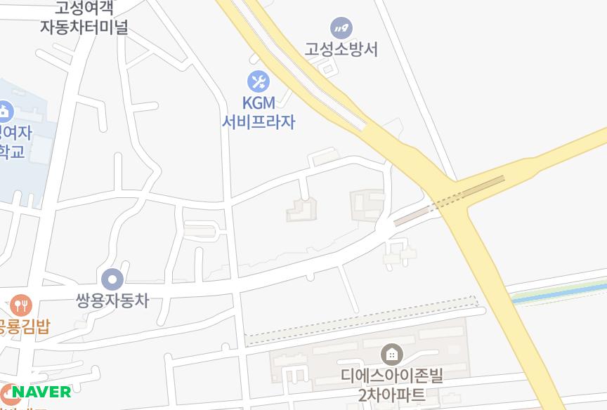 경상남도 고성군 고성읍 송학리 송학A동 위치·실거래 시세 지도