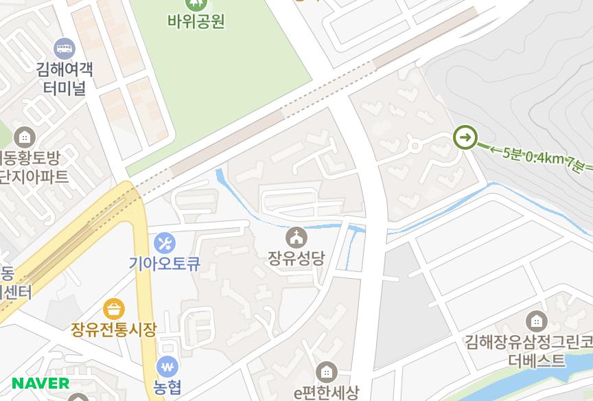 경상남도 김해시 무계동 백조 위치·실거래 시세 지도