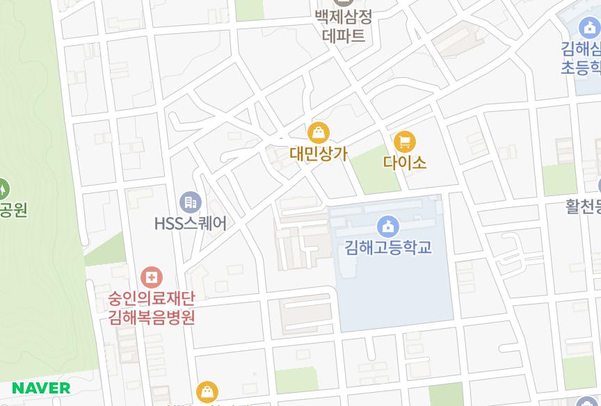 경상남도 김해시 삼정동 삼정화인아트2차 위치·실거래 시세 지도