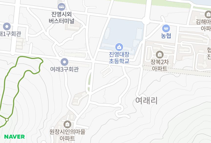 경상남도 김해시 진영읍 여래리 금강하우징파크 위치·실거래 시세 지도