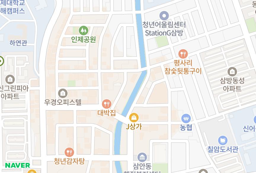 경상남도 김해시 삼방동 백송 위치·실거래 시세 지도