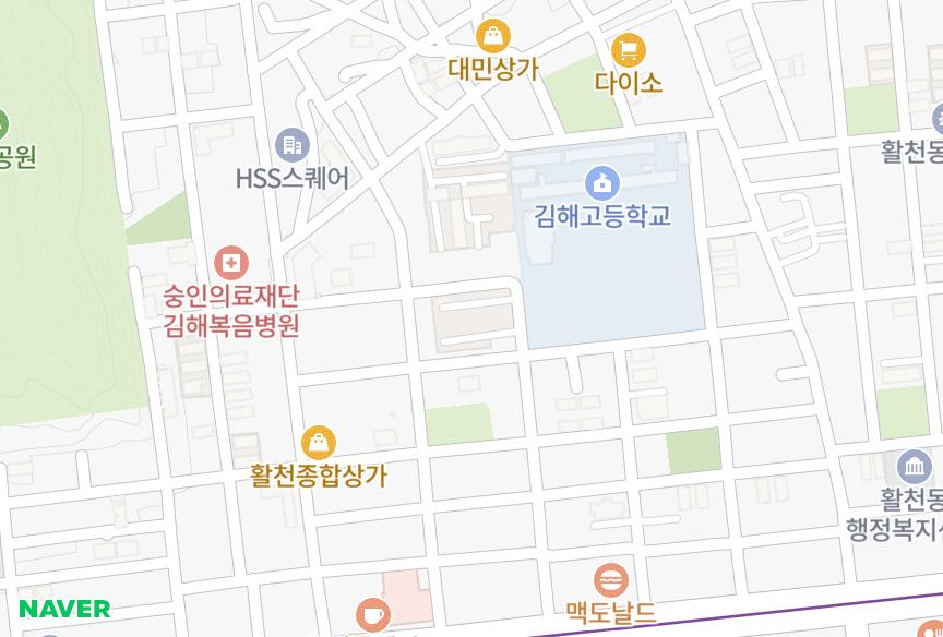 경상남도 김해시 삼정동 삼정화인아트1차 위치·실거래 시세 지도