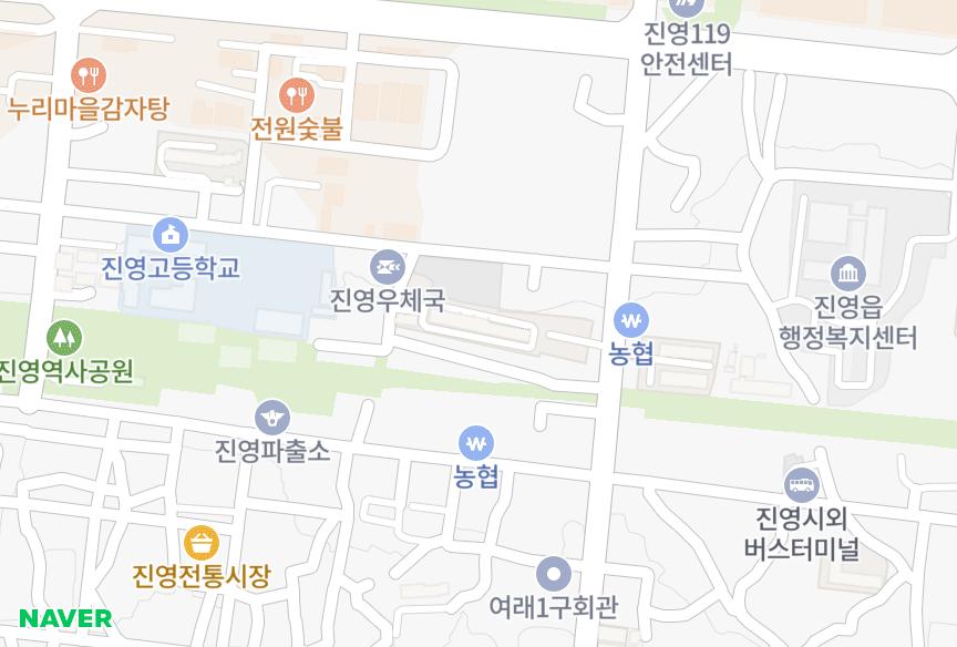 경상남도 김해시 진영읍 여래리 대방 위치·실거래 시세 지도