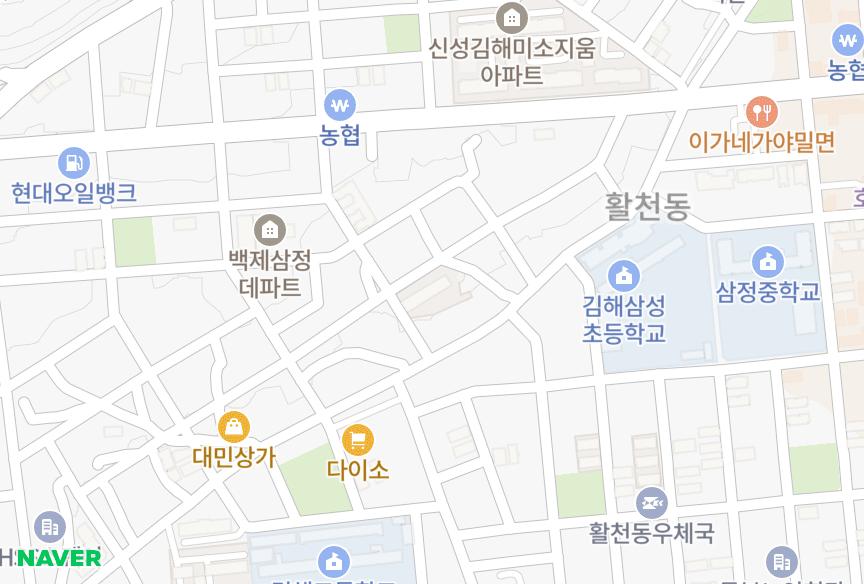 경상남도 김해시 삼정동 유신그린코아맨션 위치·실거래 시세 지도