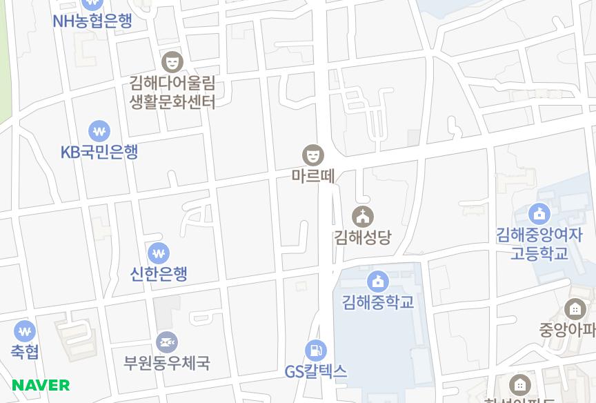 경상남도 김해시 동상동 대성마마 위치·실거래 시세 지도