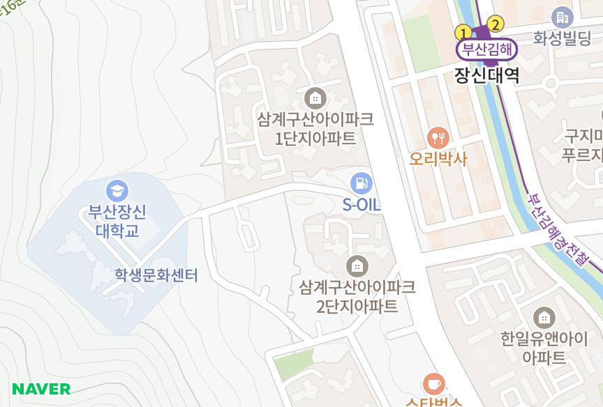 경상남도 김해시 구산동 리첸퍼스트 위치·실거래 시세 지도