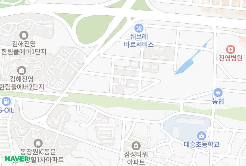 경상남도 김해시 진영읍 진영리 수홍하이랜드7차 위치·실거래 시세 지도