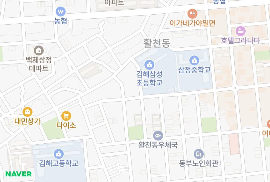 경상남도 김해시 삼정동 샛별그랜드빌 위치·실거래 시세 지도