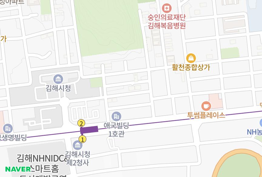 경상남도 김해시 부원동 성우솔빌 위치·실거래 시세 지도