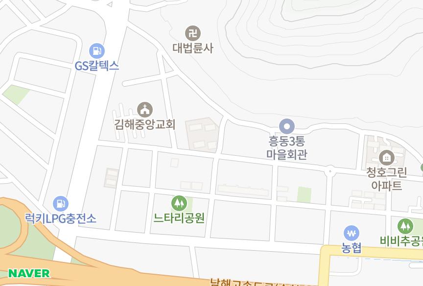 경상남도 김해시 풍유동 청담 위치·실거래 시세 지도