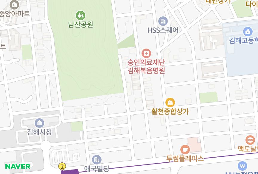 경상남도 김해시 부원동 부원광명타운 위치·실거래 시세 지도