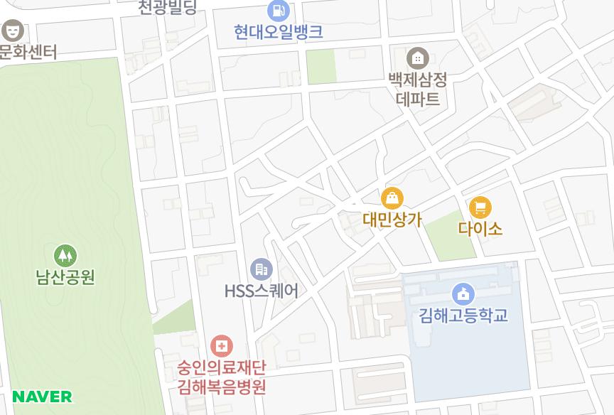 경상남도 김해시 삼정동 백송 위치·실거래 시세 지도