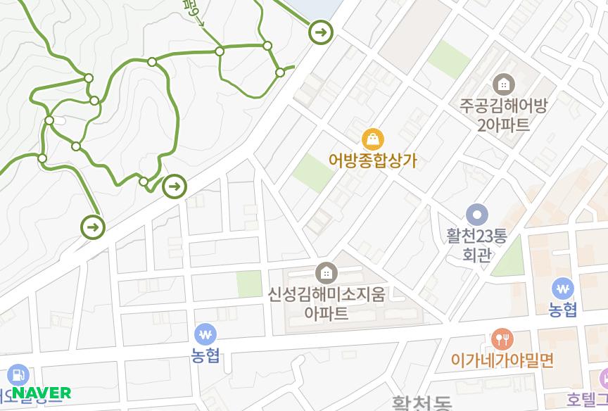 경상남도 김해시 어방동 어방화목궁전빌라5차 위치·실거래 시세 지도