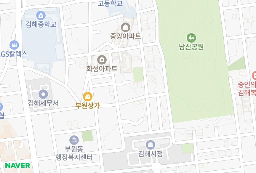 경상남도 김해시 부원동 대림팰리스 위치·실거래 시세 지도