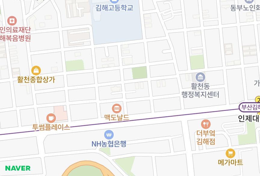 경상남도 김해시 삼정동 청구쉐르타운 위치·실거래 시세 지도
