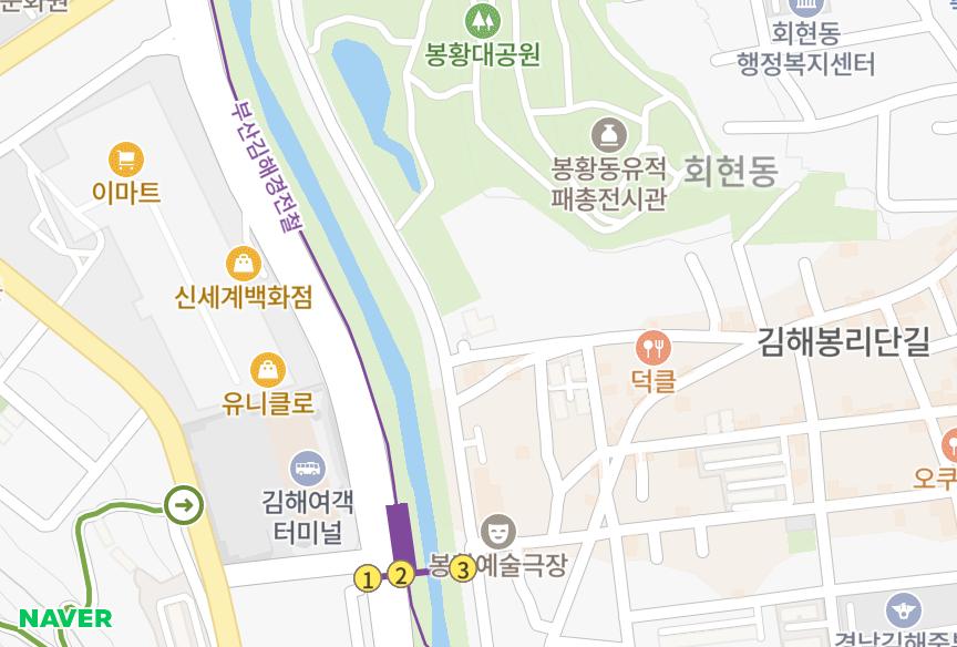 경상남도 김해시 봉황동 그린 위치·실거래 시세 지도