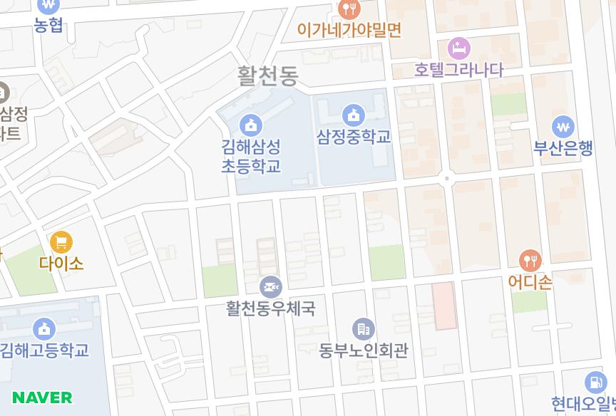 경상남도 김해시 삼정동 샛별코디빌 위치·실거래 시세 지도