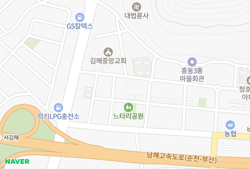 경상남도 김해시 풍유동 경남캐슬 위치·실거래 시세 지도