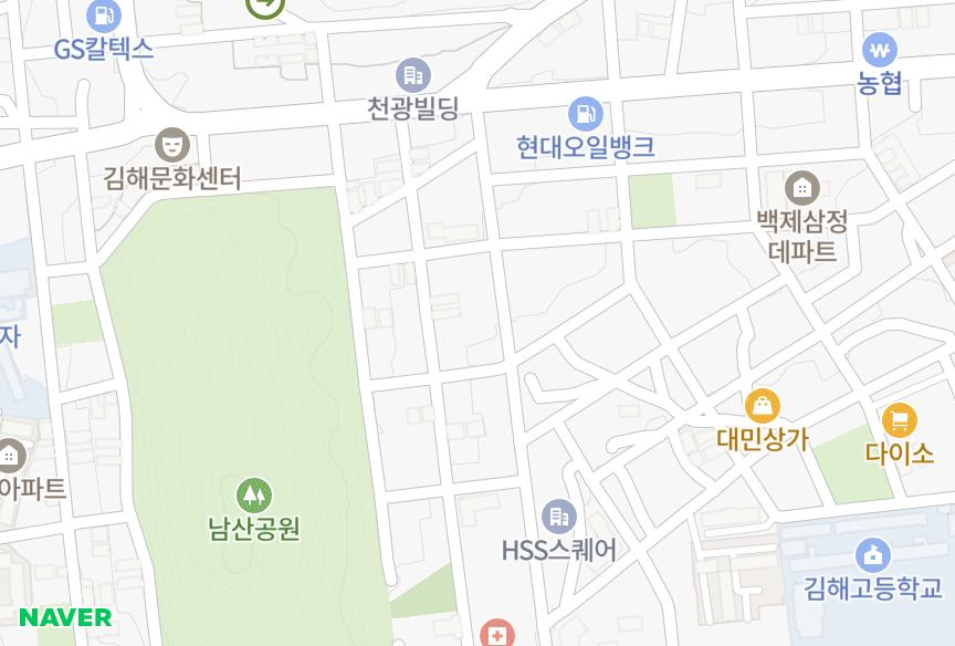 경상남도 김해시 삼정동 대정엘리시아 위치·실거래 시세 지도