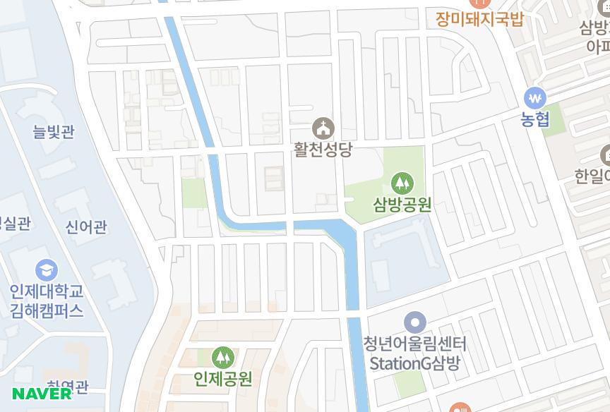경상남도 김해시 삼방동 경성 위치·실거래 시세 지도