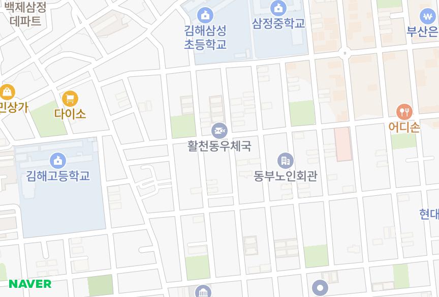 경상남도 김해시 삼정동 성우주택 위치·실거래 시세 지도