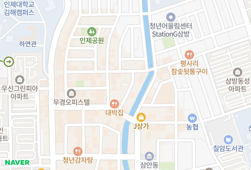 경상남도 김해시 삼방동 이호스위트 위치·실거래 시세 지도