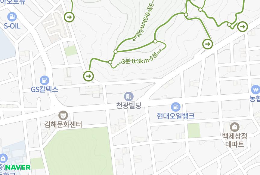 경상남도 김해시 삼정동 그린힐빌라Ⅱ 위치·실거래 시세 지도
