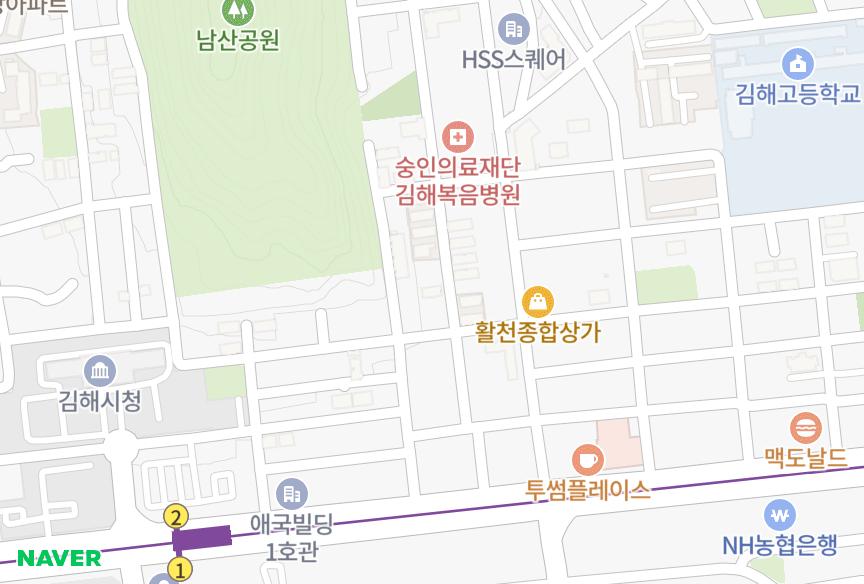 경상남도 김해시 부원동 에이케이 위치·실거래 시세 지도