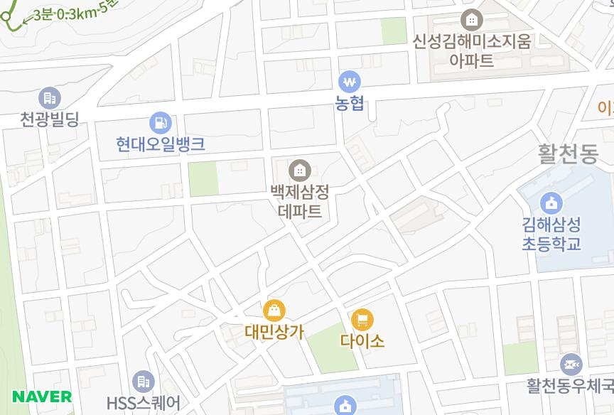 경상남도 김해시 삼정동 진성빌라 위치·실거래 시세 지도
