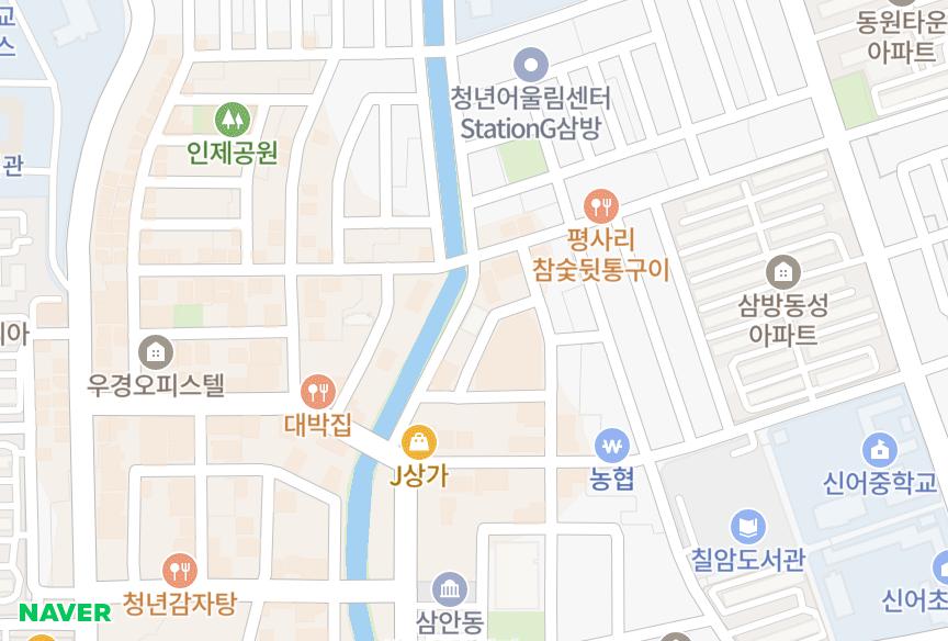 경상남도 김해시 삼방동 해피하우스 위치·실거래 시세 지도