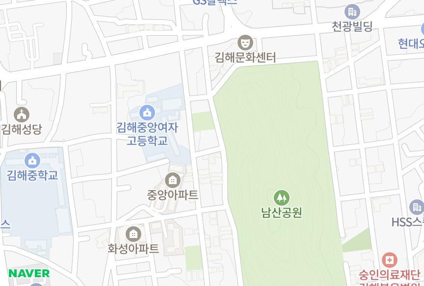 경상남도 김해시 동상동 동신쉐르빌7차 위치·실거래 시세 지도