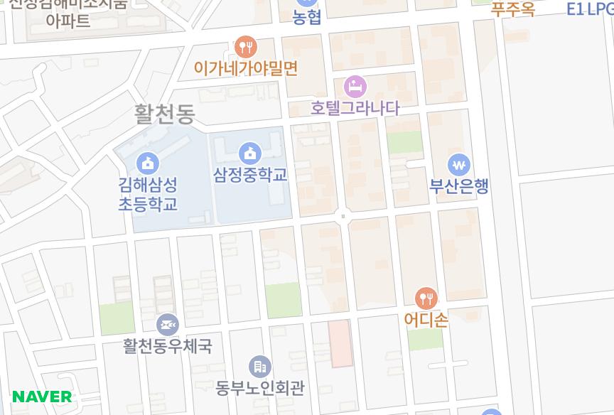 경상남도 김해시 삼정동 삼성골드빌라 위치·실거래 시세 지도