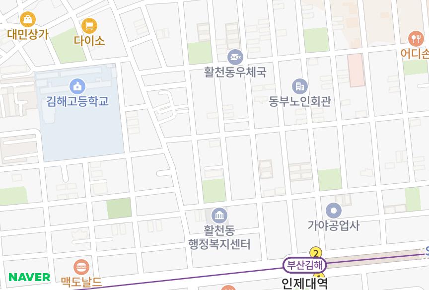 경상남도 김해시 삼정동 가야2차 위치·실거래 시세 지도