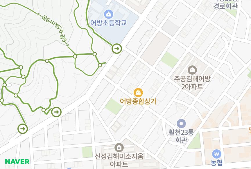 경상남도 김해시 어방동 구륙하이츠빌라 위치·실거래 시세 지도