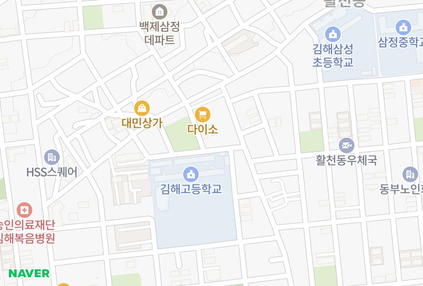경상남도 김해시 삼정동 화창빌라 위치·실거래 시세 지도