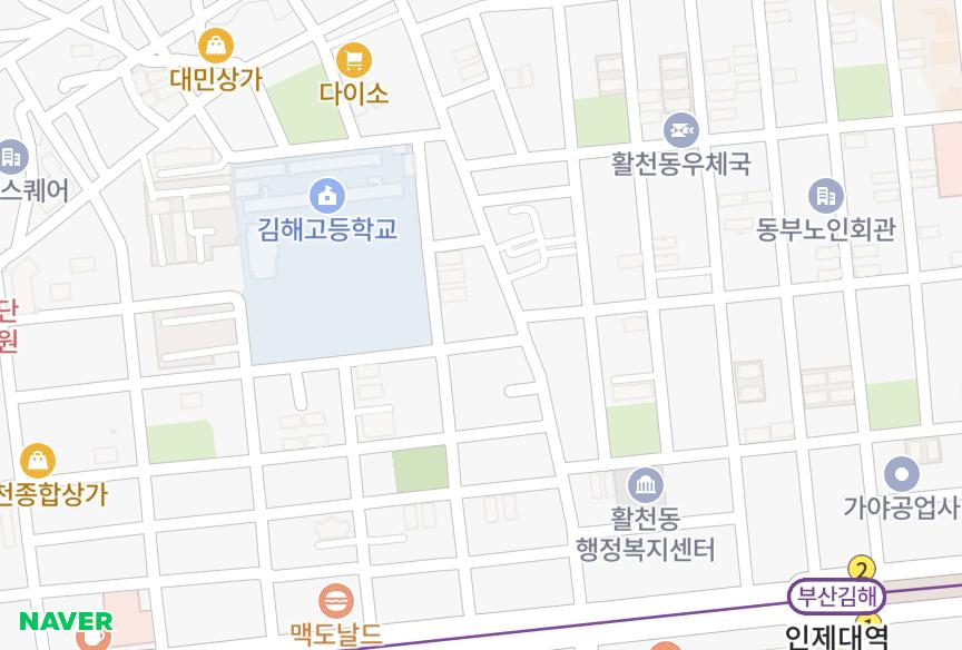 경상남도 김해시 삼정동 경남리더빌 위치·실거래 시세 지도