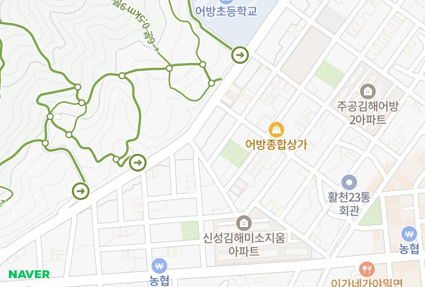 경상남도 김해시 어방동 동신쉐르빌8차 위치·실거래 시세 지도