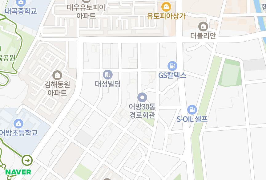 경상남도 김해시 어방동 우성골드빌 위치·실거래 시세 지도