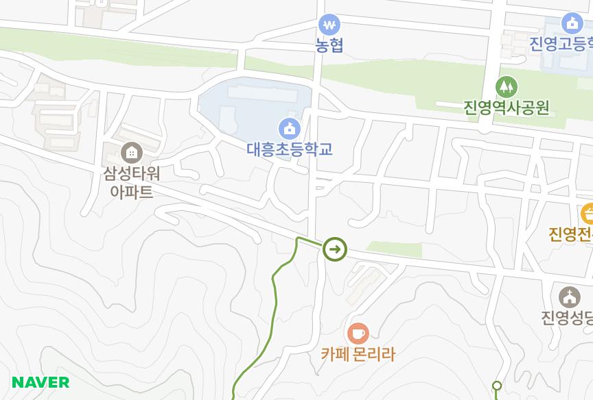 경상남도 김해시 진영읍 진영리 거광한빛빌라트 위치·실거래 시세 지도